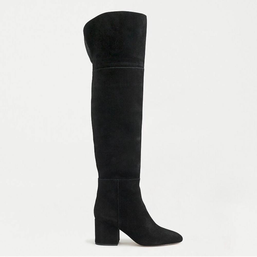 NWB J.CREW SUEDE OVER-THE-KNEE BOOTS